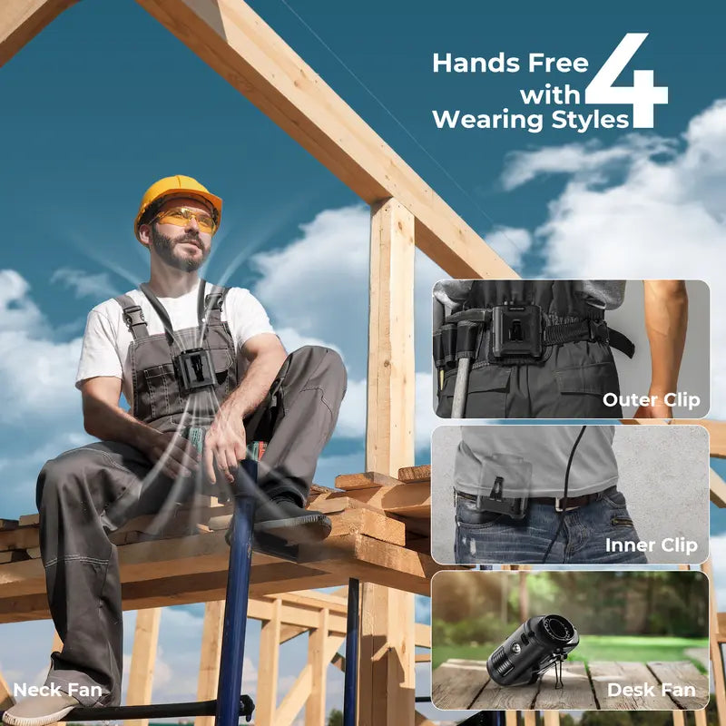 WaistFan™ 2.0 - Portable A/C, Wherever You Go.